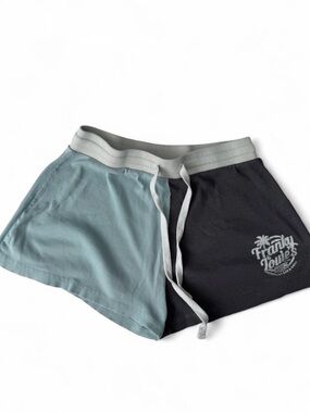 Lagaci Two-Tone Drawstring Women's Shorts